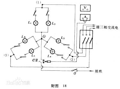 医院三相交流电源图
